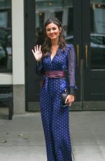 VICTORIA JUSTICE at Diane Von Furstenberg Fashion Show in New York 09/13/2015