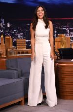 VICTORIA JUSTICE at The Tonight Show Starring Jimmy Fallon 08/31/2015