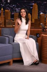 VICTORIA JUSTICE at The Tonight Show Starring Jimmy Fallon 08/31/2015