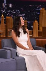 VICTORIA JUSTICE at The Tonight Show Starring Jimmy Fallon 08/31/2015