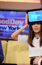 VICTORIA JUSTICE on the Set of Good Day New York 09/16/2015