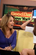 VICTORIA JUSTICE on the Set of Good Day New York 09/16/2015