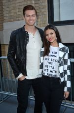 VICTORIA JUSTICE Promotes No Kiss List at Apple Store in Soho 09/16/2015