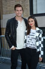VICTORIA JUSTICE Promotes No Kiss List at Apple Store in Soho 09/16/2015