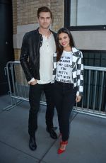 VICTORIA JUSTICE Promotes No Kiss List at Apple Store in Soho 09/16/2015