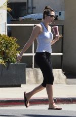 WHITNEY CUMMINGS in Leggings Out in Los Angeles 08/31/2015