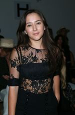 ZELDA WILLIAMS at Houghton Fashion Show at NYFW 09/14/2015