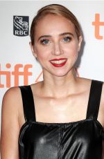 ZOE KAZAN at Our Brand is Crisis Premiere at 2015 Toronto International Film Festival 09/11/2015