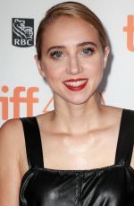 ZOE KAZAN at Our Brand is Crisis Premiere at 2015 Toronto International Film Festival 09/11/2015