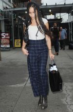 ZOE KRAVITZ Out and About in New York 09/10/2015