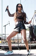 ZOE KRAVITZ Performs at 2015 Budweiser Made in America Festival at Benjamin Franklin Parkway in Philadelphia