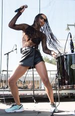 ZOE KRAVITZ Performs at 2015 Budweiser Made in America Festival at Benjamin Franklin Parkway in Philadelphia
