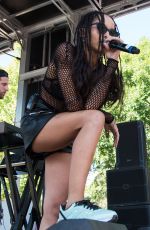 ZOE KRAVITZ Performs at 2015 Budweiser Made in America Festival at Benjamin Franklin Parkway in Philadelphia