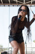 ZOE KRAVITZ Performs at 2015 Budweiser Made in America Festival at Benjamin Franklin Parkway in Philadelphia