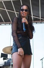 ZOE KRAVITZ Performs at 2015 Budweiser Made in America Festival at Benjamin Franklin Parkway in Philadelphia