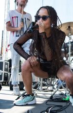 ZOE KRAVITZ Performs at 2015 Budweiser Made in America Festival at Benjamin Franklin Parkway in Philadelphia