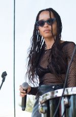 ZOE KRAVITZ Performs at 2015 Budweiser Made in America Festival at Benjamin Franklin Parkway in Philadelphia