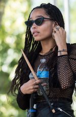 ZOE KRAVITZ Performs at 2015 Budweiser Made in America Festival at Benjamin Franklin Parkway in Philadelphia
