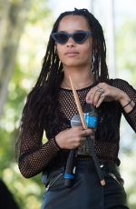 ZOE KRAVITZ Performs at 2015 Budweiser Made in America Festival at Benjamin Franklin Parkway in Philadelphia
