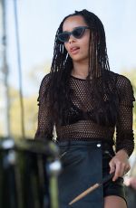 ZOE KRAVITZ Performs at 2015 Budweiser Made in America Festival at Benjamin Franklin Parkway in Philadelphia