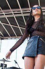 ZOE KRAVITZ Performs at 2015 Budweiser Made in America Festival at Benjamin Franklin Parkway in Philadelphia