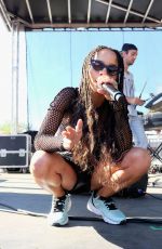 ZOE KRAVITZ Performs at 2015 Budweiser Made in America Festival at Benjamin Franklin Parkway in Philadelphia