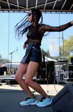ZOE KRAVITZ Performs at 2015 Budweiser Made in America Festival at Benjamin Franklin Parkway in Philadelphia