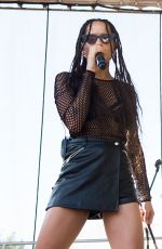 ZOE KRAVITZ Performs at 2015 Budweiser Made in America Festival at Benjamin Franklin Parkway in Philadelphia