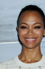 ZOE SALDANA at go90 Social Entertainment Platform VIP Sneak Peak in Los Angeles 09/24/2015