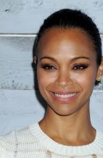 ZOE SALDANA at go90 Social Entertainment Platform VIP Sneak Peak in Los Angeles 09/24/2015