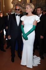 \sharon stone at 2015 Celebrity Fight Night Italy Gala Benefiting A.Bocelli Foundation 09/13/2015