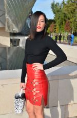 ADELE EXARCHOPOULOS at Louis Vuitton Fashion Show in Paris 10/07/2015