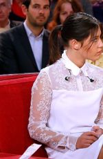 ADELE EXARCHOPOULOS on the Set of Vivement Dimanche in Paris 10/28/2015