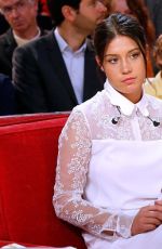 ADELE EXARCHOPOULOS on the Set of Vivement Dimanche in Paris 10/28/2015