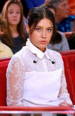 ADELE EXARCHOPOULOS on the Set of Vivement Dimanche in Paris 10/28/2015