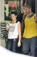 ADRIANA LIMA Leaves a Gym in Miami 10/27/2015