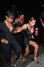 ADRIENNE BAILON Arrives at 1Oak Nightclub in Los Angeles 09/24/2015