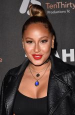 ADRIENNE BAILON at Los Angeles Haunted Hayride Black Carpet Premiere Night in Los Angeles 10/04/2015