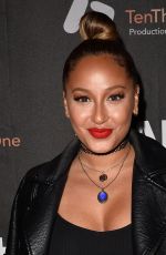 ADRIENNE BAILON at Los Angeles Haunted Hayride Black Carpet Premiere Night in Los Angeles 10/04/2015