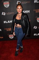 ADRIENNE BAILON at Los Angeles Haunted Hayride Black Carpet Premiere Night in Los Angeles 10/04/2015
