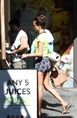 ALESSANDRA AMBROSIO Leaves a Yoga Class in Brentwood 10/11/2015