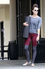 ALESSANDRA AMBROSIO Leaves a Yoga Class in Brentwood 10/28/2015