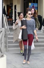 ALESSANDRA AMBROSIO Leaves a Yoga Class in Brentwood 10/28/2015