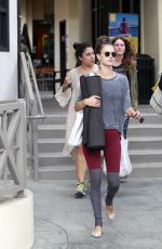 ALESSANDRA AMBROSIO Leaves a Yoga Class in Brentwood 10/28/2015