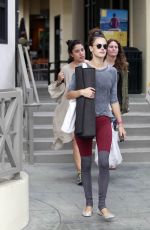 ALESSANDRA AMBROSIO Leaves a Yoga Class in Brentwood 10/28/2015