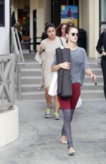 ALESSANDRA AMBROSIO Leaves a Yoga Class in Brentwood 10/28/2015