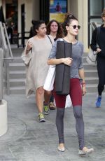ALESSANDRA AMBROSIO Leaves a Yoga Class in Brentwood 10/28/2015
