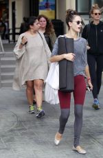 ALESSANDRA AMBROSIO Leaves a Yoga Class in Brentwood 10/28/2015