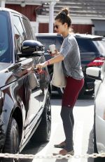 ALESSANDRA AMBROSIO Leaves a Yoga Class in Brentwood 10/28/2015