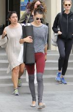 ALESSANDRA AMBROSIO Leaves a Yoga Class in Brentwood 10/28/2015